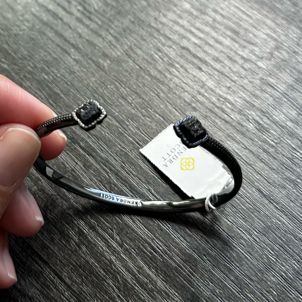 Kendra Scott Gunmetal Black Bangle